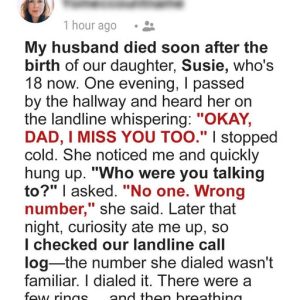 I Caught My Daughter Talking to the Phone: ‘When Are You Coming Home, Daddy