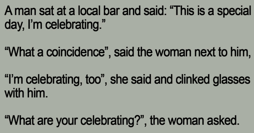 A Wife Was Celebrating Her Pregnancy News In A Bar.