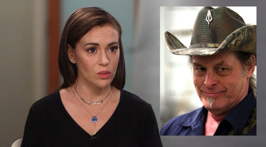 Alyssa Milano Says She’s Suing Ted Nugent For Ruining Her Golden Globes Party – Nuge Responds