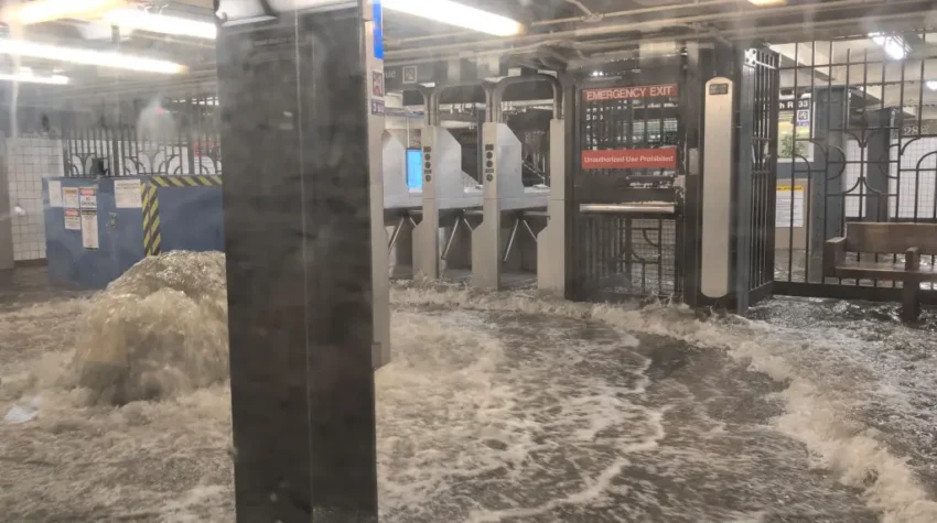 NYC saw its 2nd wettest hour in history as rain caused terrifying, freak flash flooding