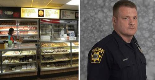 Officer Goes To Donut Shop On Wedding Day- Then Spots a 3-y Girl And He Needs To Take Action