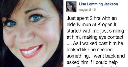 Elderly man has an ‘a ccident in his pants’ at the store – this woman’s reaction is the best
