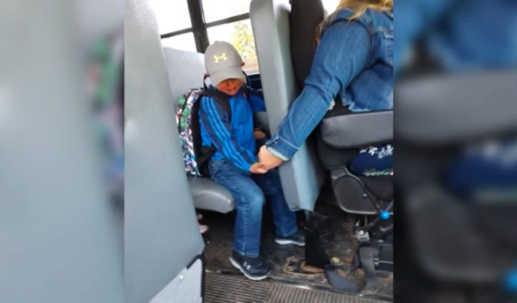 Bus driver holding a boy’s hand doesn’t seem a big deal until police see it and decide to respond